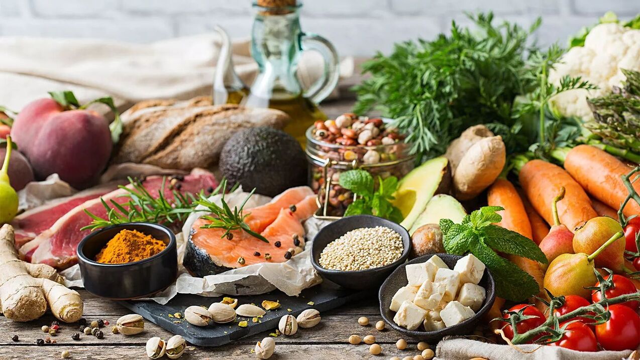 sveiki maisto produktai pagal Viduržemio jūros dietą